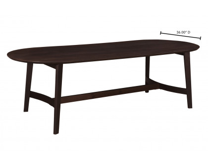 Moe's Trie Dining Table - Dark Brown, Small