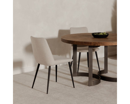 Moe's Bent Round Dining Table - Brown