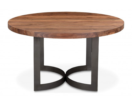 Moe's Bent Round Dining Table - Brown