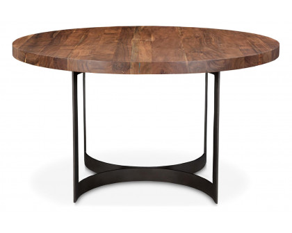 Moe's Bent Round Dining Table - Brown