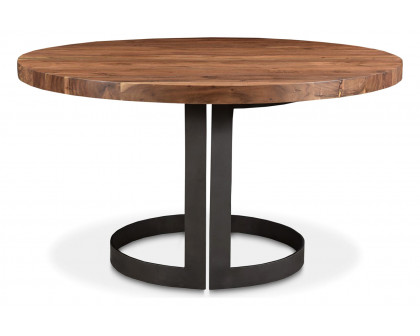 Moe's Bent Round Dining Table - Brown