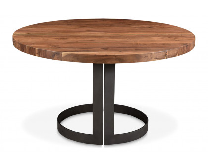 Moe's Bent Round Dining Table - Brown