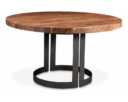 Moe's Bent Round Dining Table - Brown