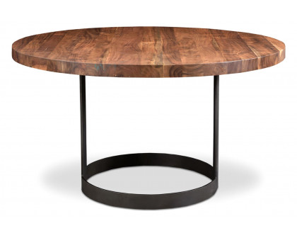 Moe's Bent Round Dining Table - Brown