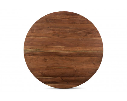 Moe's Bent Round Dining Table - Brown