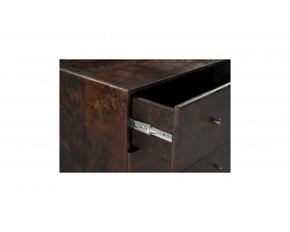 Moe's - York Modern 6 Drawers Dresser in Dark Brown