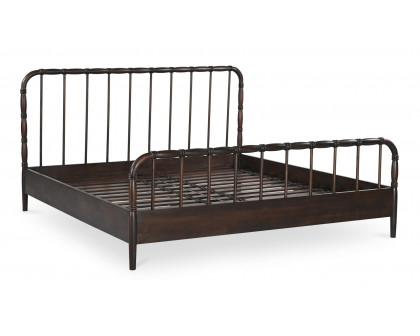 Moe's Vivian Contemporary Queen Size Bed - Dark Brown