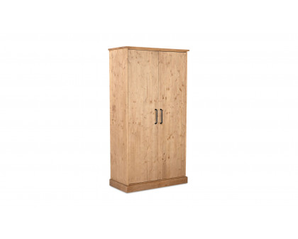 Moe's - Tade Rustic Tall Cabinet in Honey Pine