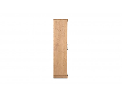 Moe's - Tade Rustic Tall Cabinet in Honey Pine