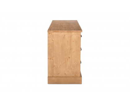 Moe's - Tade Rustic 6 Drawers Dresser in Honey Pine