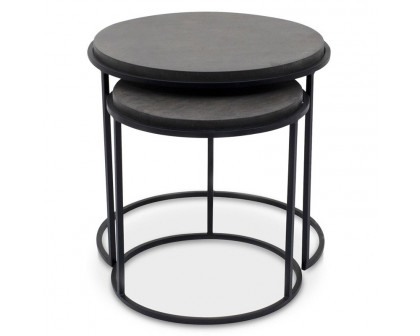 Moe's Roost Nesting Tables Set of 2 - Black