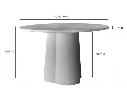 Moe's Mono Dining Table - White