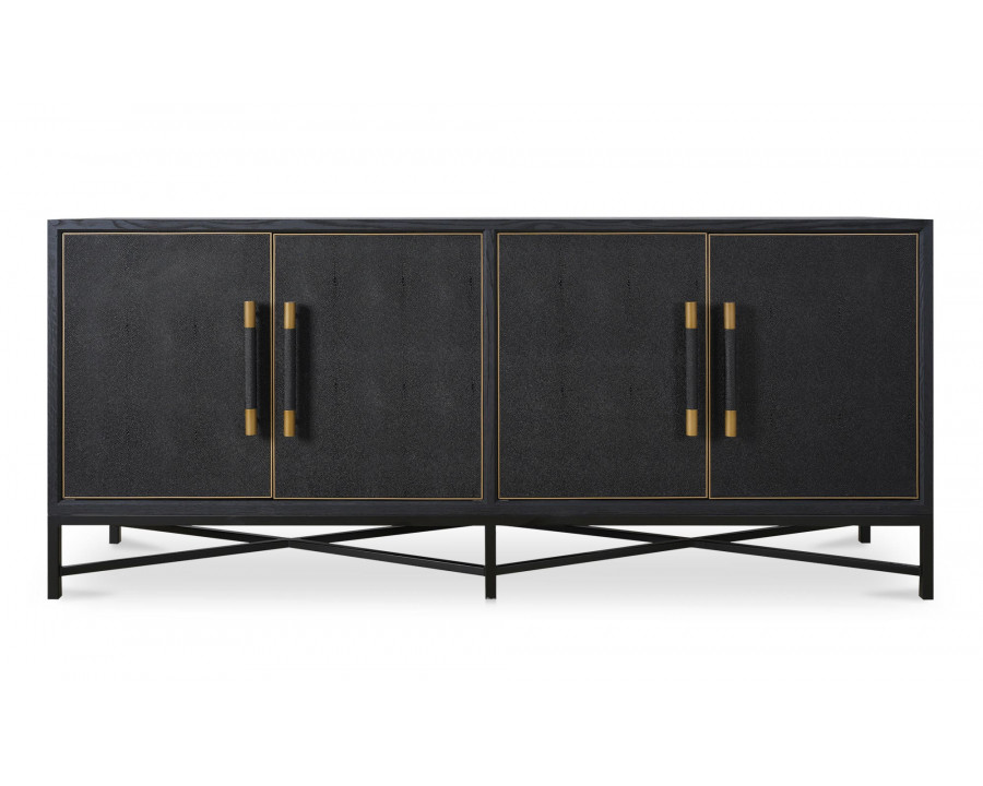 Moe's Mako Art Deco Small Sideboard - Black