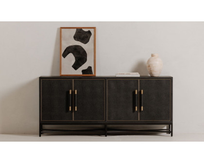 Moe's Mako Art Deco Small Sideboard - Black