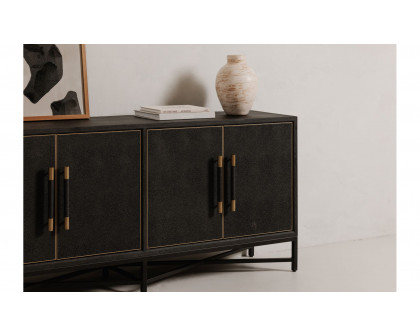 Moe's Mako Art Deco Small Sideboard - Black