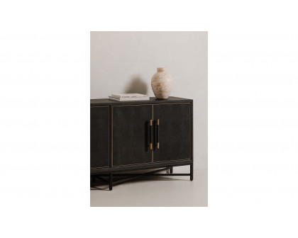 Moe's Mako Art Deco Small Sideboard - Black