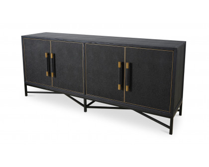 Moe's Mako Art Deco Small Sideboard - Black