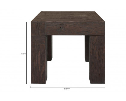 Moe's Evander Side Table - Rustic Brown