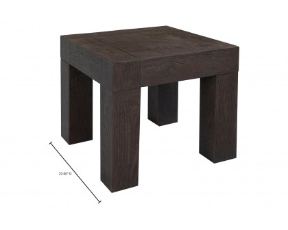 Moe's Evander Side Table - Rustic Brown