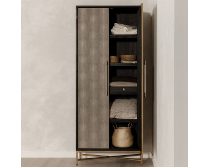 Moe's - Mako Tall Cabinet in Gray