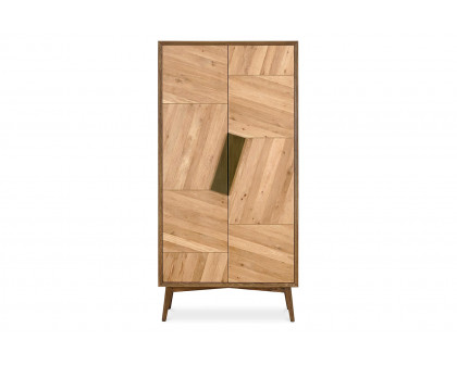 Moe's - Charlton Tall Cabinet in Brown