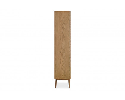 Moe's - Charlton Tall Cabinet in Brown