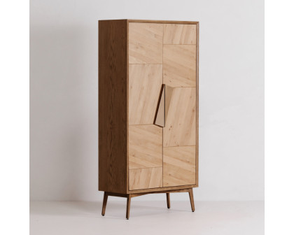 Moe's - Charlton Tall Cabinet in Brown