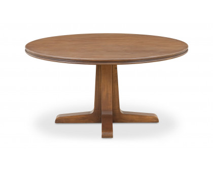 Moe's Charles Rustic Round Dining Table - Brown