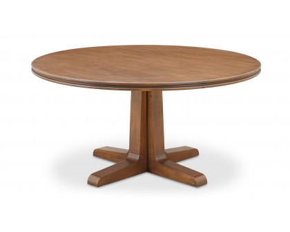 Moe's Charles Rustic Round Dining Table - Brown