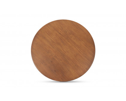 Moe's Charles Rustic Round Dining Table - Brown