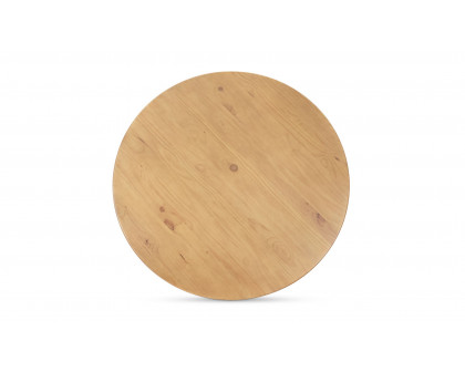 Moe's Charles Rustic Round Dining Table - Natural