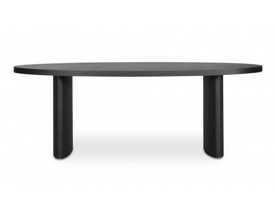 Moe's - William Modern Oval Dining Table in Black