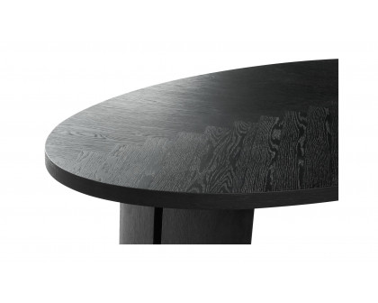 Moe's - William Modern Oval Dining Table in Black