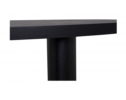 Moe's - William Modern Oval Dining Table in Black