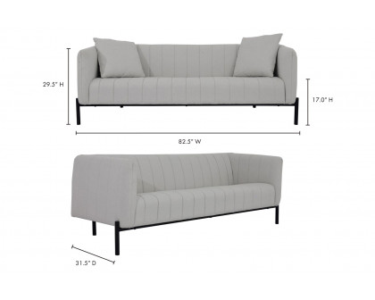 Moe's Jaxon Sofa - Light Gray