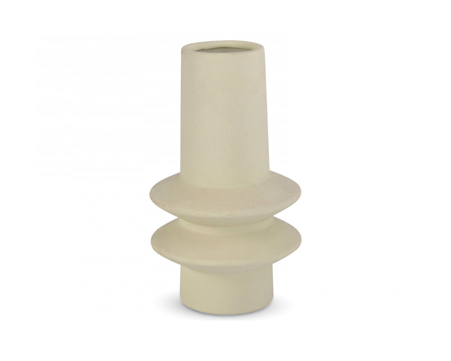 Moe's Illustrator Vase - Cream White, Small