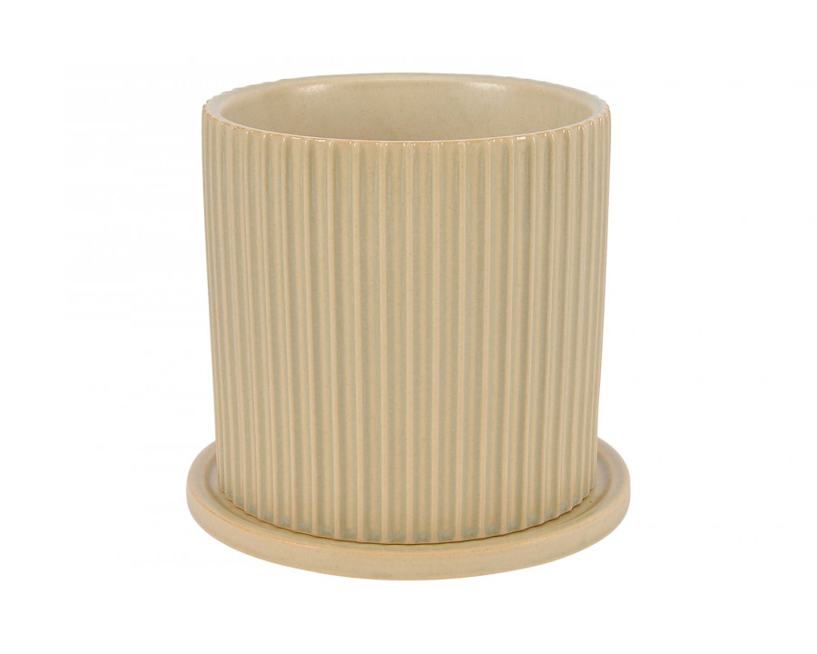 Moe's Kuhi Planter - Beige, Large