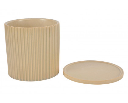 Moe's Kuhi Planter - Beige, Large