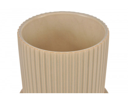 Moe's Kuhi Planter - Beige, Large