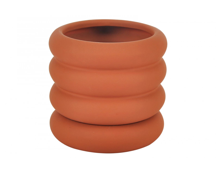 Moe's Wava Planter - Orange, Small