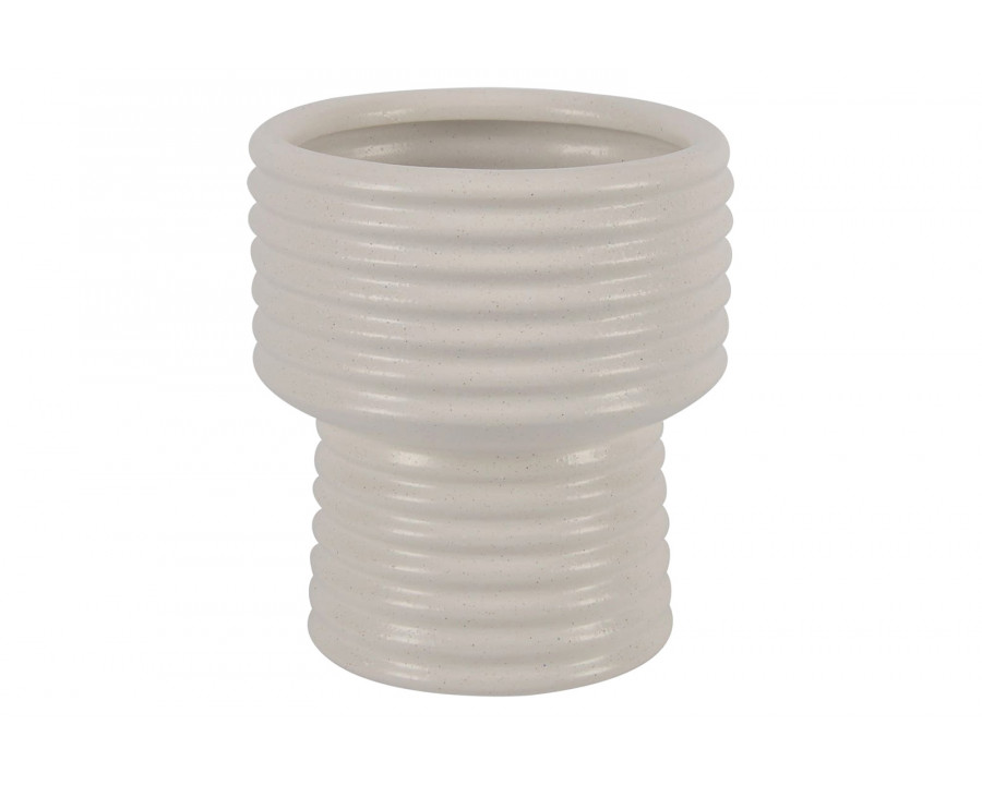 Moe's - Ozen Vase in White