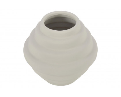 Moe's Mish Vase - White