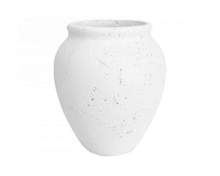 Moe's Nissa Decorative Vessel - White, 14"