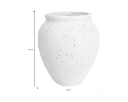 Moe's Nissa Decorative Vessel - White, 14"