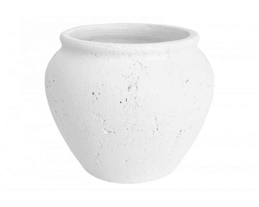 Moe's Nissa Decorative Vessel - White, 10"