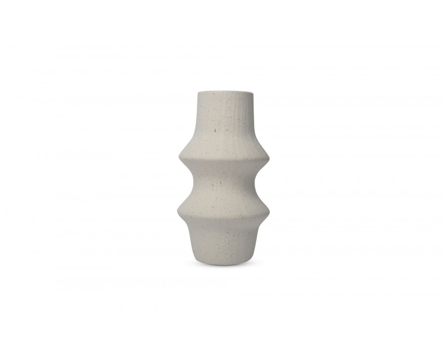 Moe's - Lacy Modern Vase in White