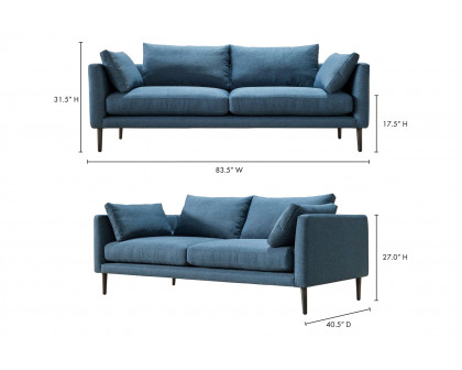 Moe's™ Raval Sofa - Dark Blue