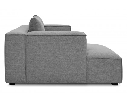 Moe's Basque Sectional - Soft Gray, Left Facing