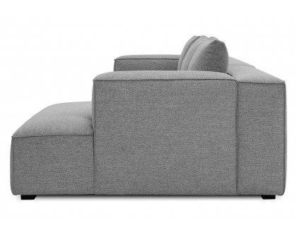 Moe's Basque Sectional - Soft Gray, Right Facing