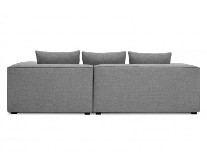 Moe's Basque Sectional - Soft Gray, Right Facing